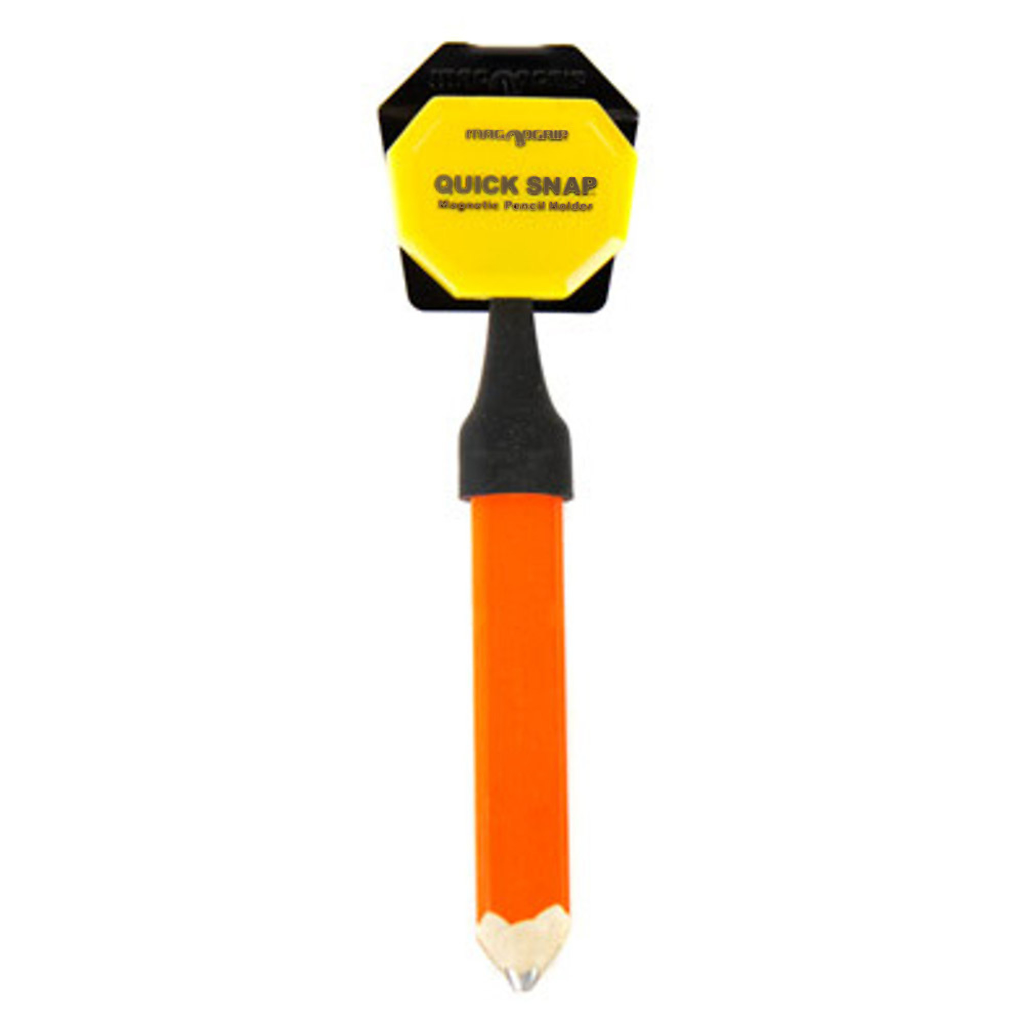 MagnoGrip Inc., Quick Snap Magnetic Pencil Holder with Belt Clip, Color Black, Pockets (qty.) 0 Material Plastic, Model# 002-641
